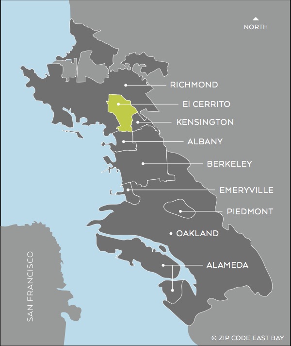 El Cerrito Map