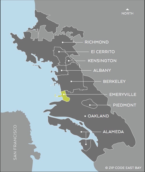 Emeryville Map